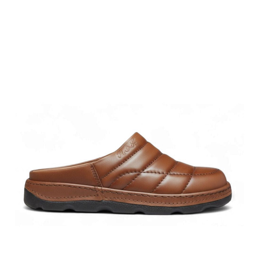 Sabot en cuir naturel