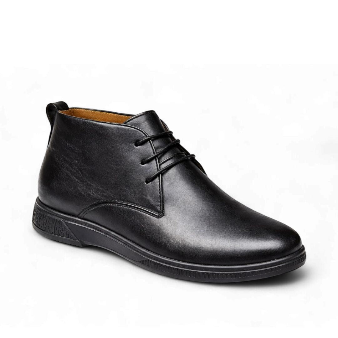 Bottines en cuir véritable