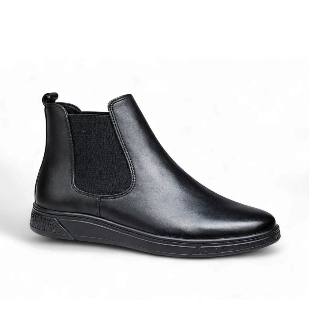 Bottines en cuir véritable