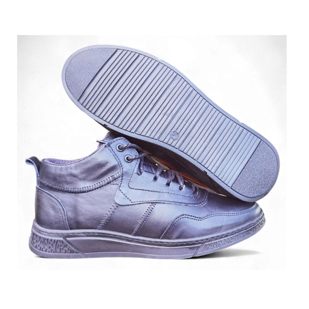 bottines en cuir véritable