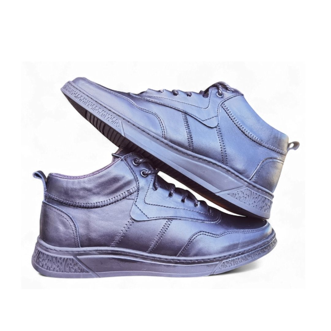 bottines en cuir véritable